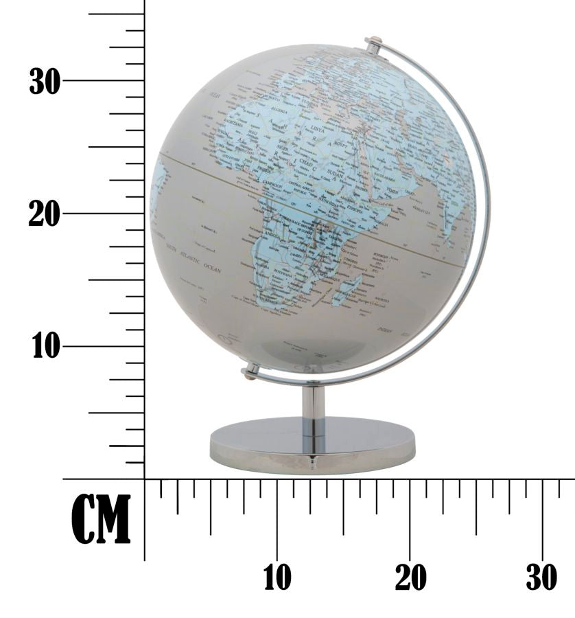 GLOBE SILVER CM Ø 25X34