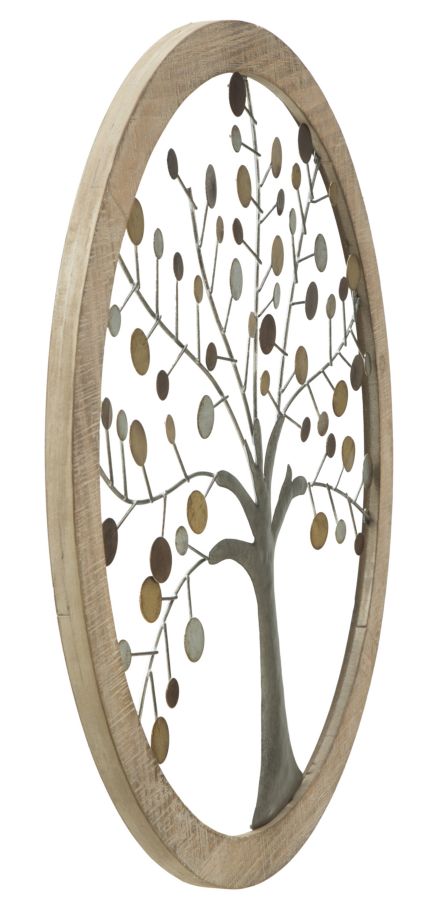 WALL PANEL WITH MIRROR ALBERO DELLA VITA CM Ø 61X1,8