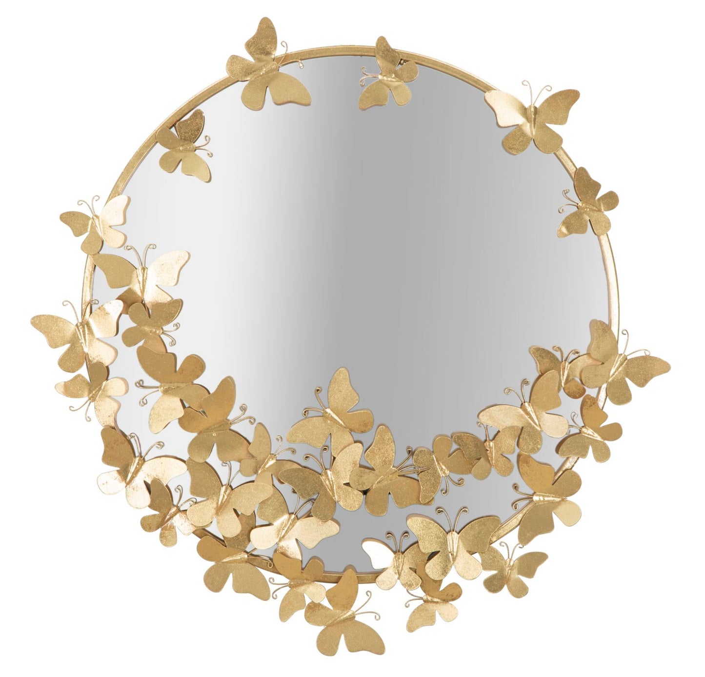 MIRROR BUTTERFLY ROUND CM 74X4X75