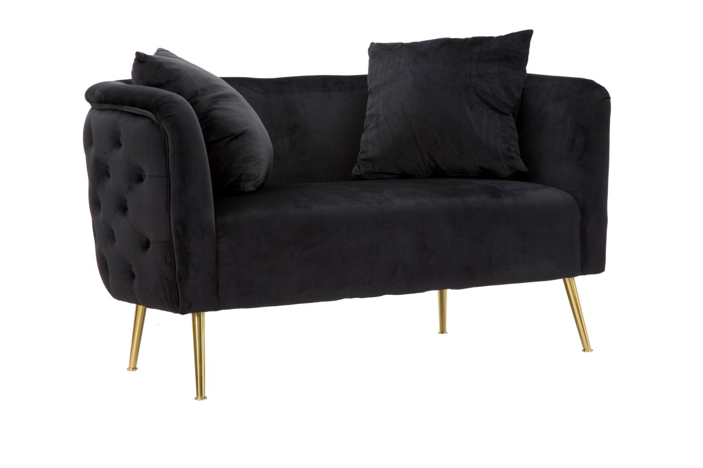 SOFA BUCAREST BLACK CM 127X74X71