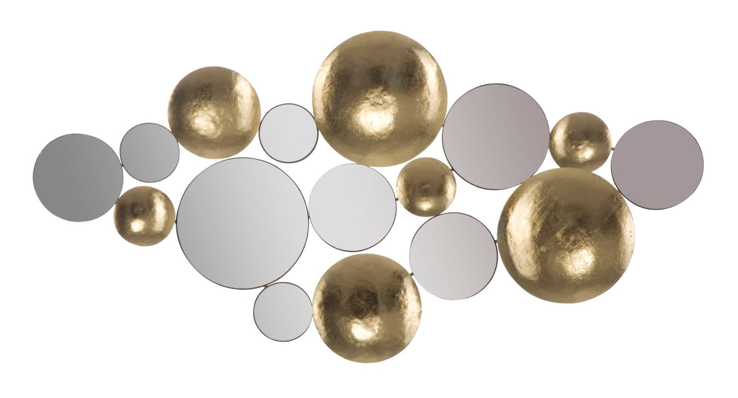 GOLD PANEL MIRROR GLAM CM 118X2,5X60