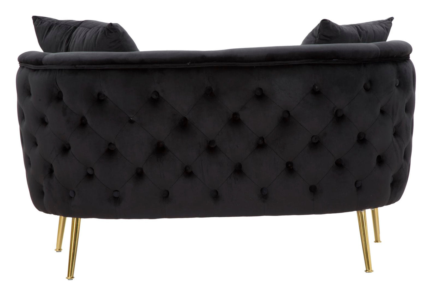 SOFA BUCAREST BLACK CM 127X74X71