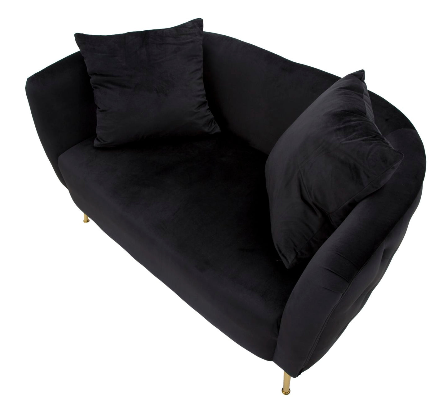 SOFA BUCAREST BLACK CM 127X74X71