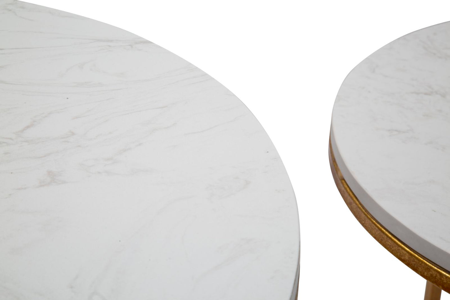 TABLE SIMPLY MARBLE COUPLE Ø 52X63-42X53