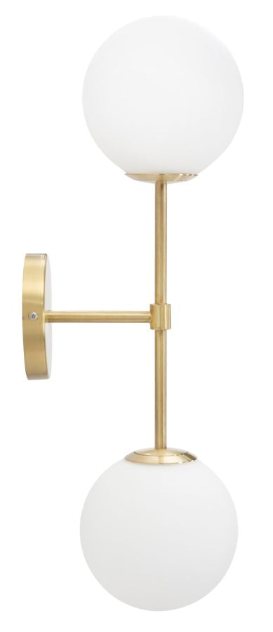 WALL LAMP GLAMY DOPPIA CM 15x21x55