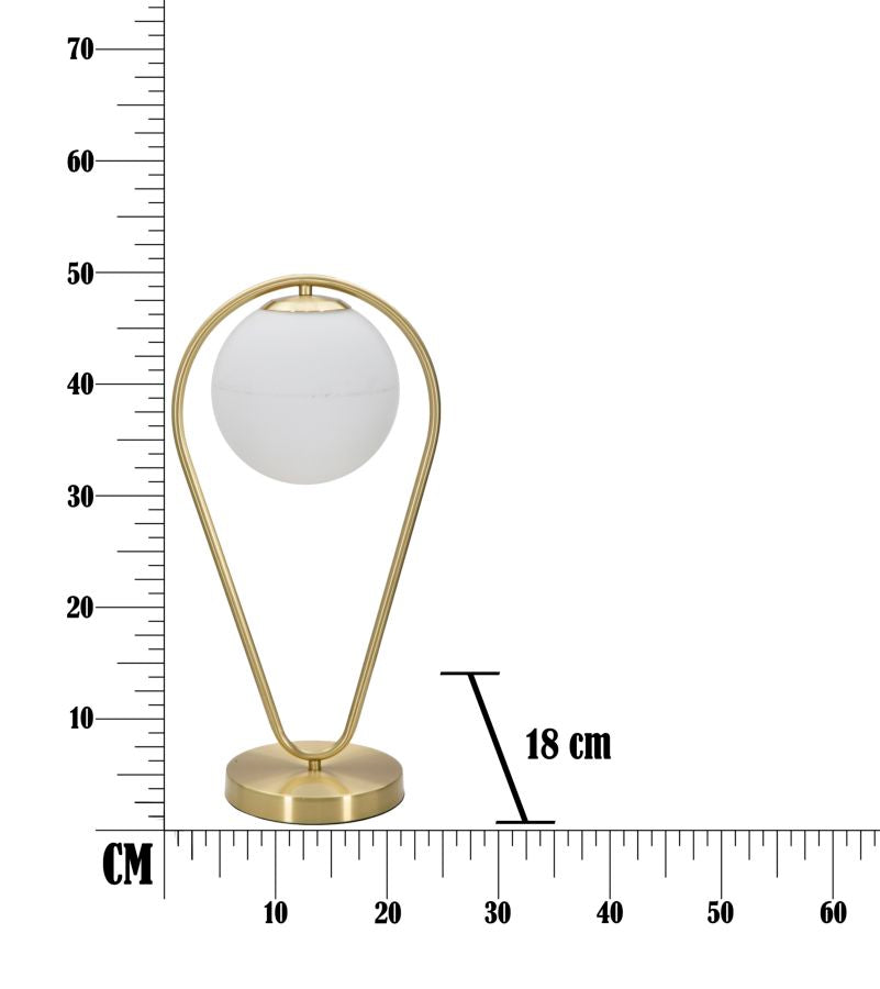 TABLE LAMPGLAMY DROP CM 25x18x50