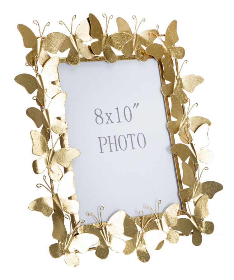 PHOTO FRAME BUTTERFLY GLAM CM 35X15X38 (INSIDE SIZES CM 20X25)