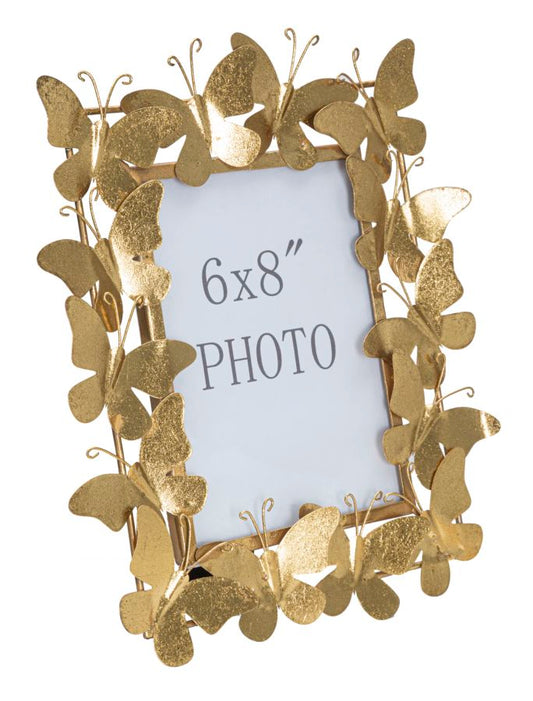 PHOTO FRAME BUTTERFLY GLAM CM 28X11,5X30,5 (INSIDE SIZES CM 15X20)