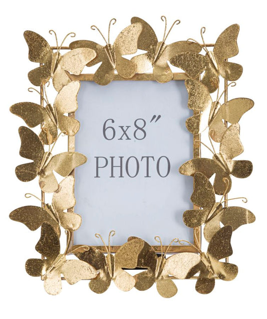 PHOTO FRAME BUTTERFLY GLAM CM 28X11,5X30,5 (INSIDE SIZES CM 15X20)