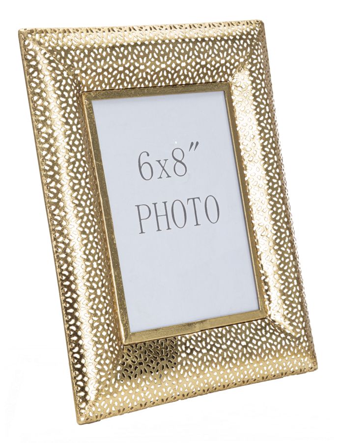 PHOTO FRAME GLAM HOLES CM 25X12X31 (INSIDE SIZES CM 15X20)