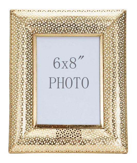 PHOTO FRAME GLAM HOLES CM 25X12X31 (INSIDE SIZES CM 15X20)