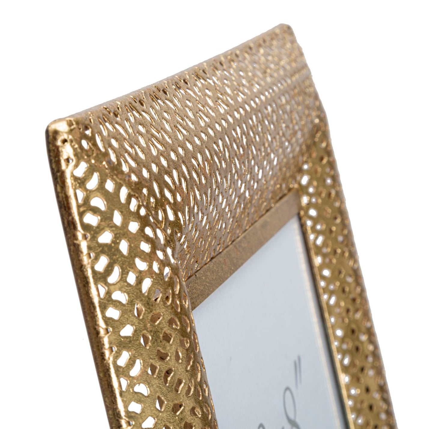 PHOTO FRAME GLAM HOLES CM 25X12X31 (INSIDE SIZES CM 15X20)