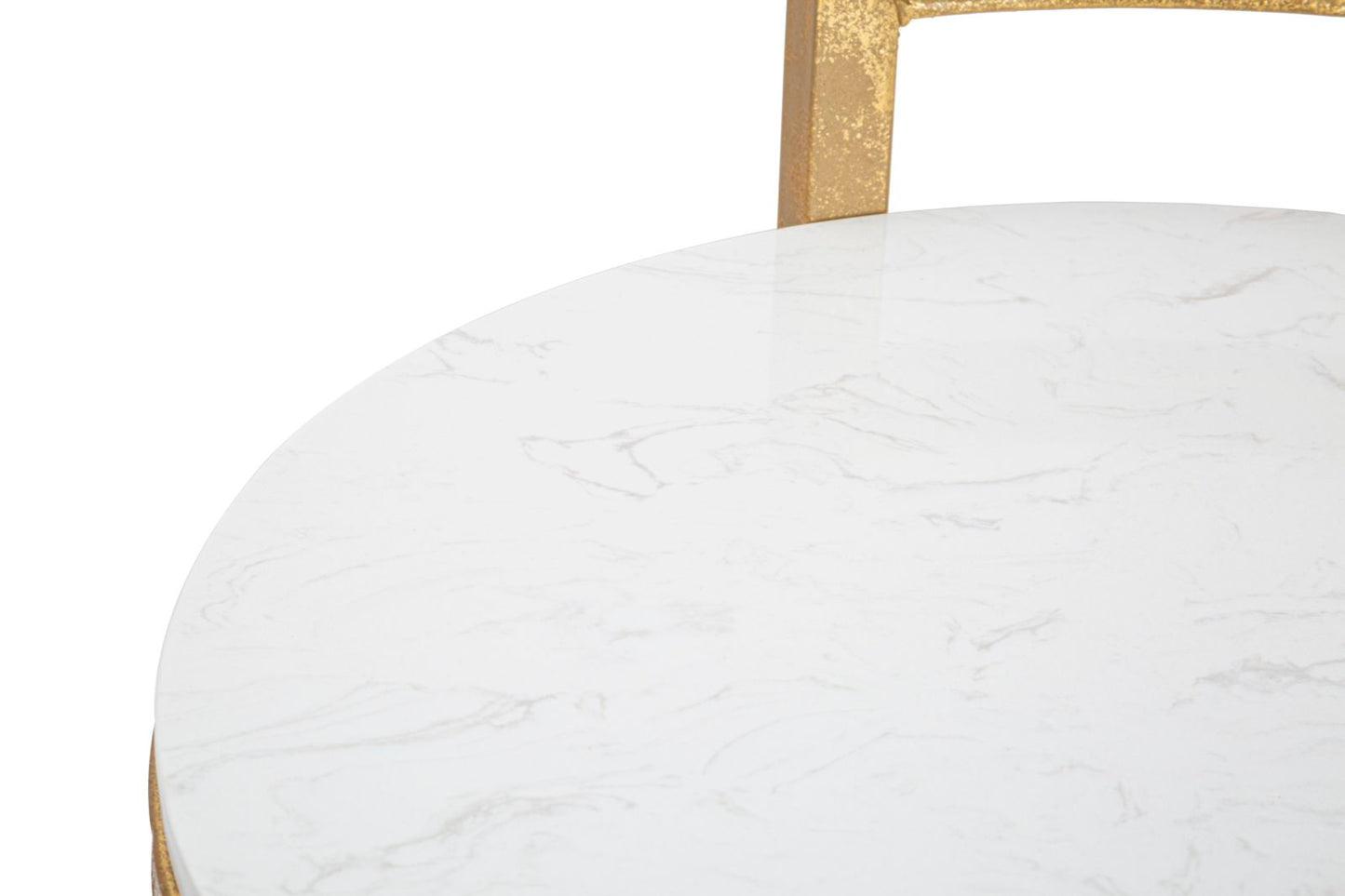 END TABLE ROUND MARBLE CM 40X43X50