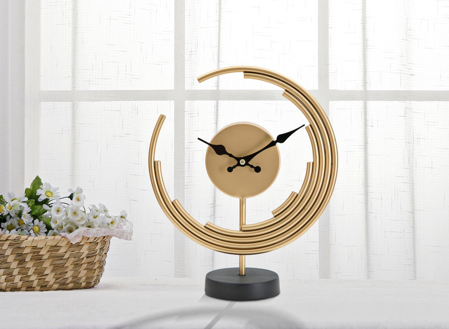 TABLE CLOCK MOON CM 25X10X30