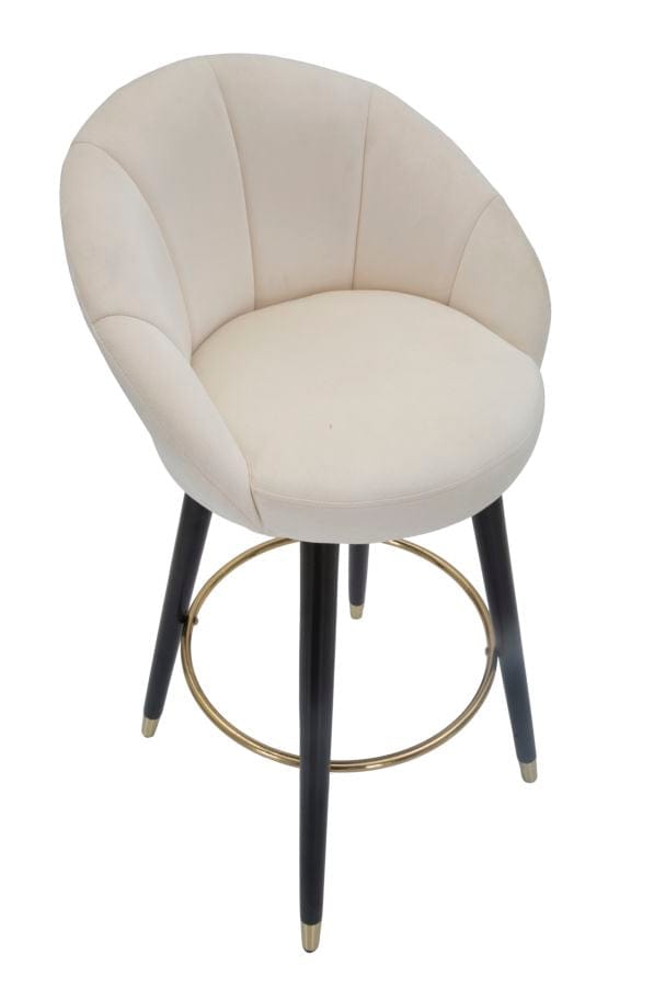 BAR STOOL PRAGUE CREMA CM 55X56X104