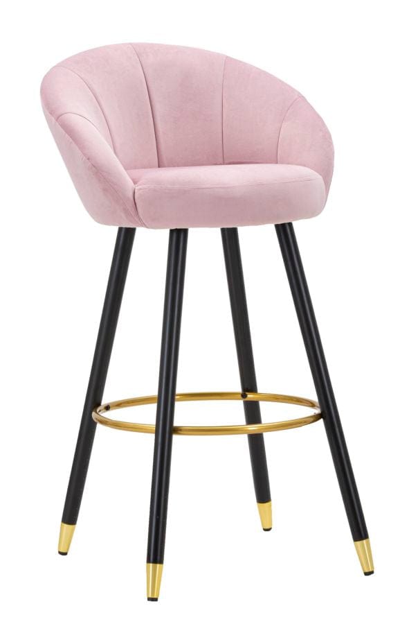 BAR STOOL PRAGUE ROSA CM 55X56X104