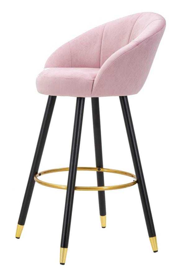 BAR STOOL PRAGUE ROSA CM 55X56X104