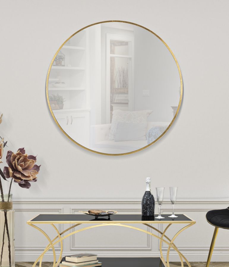 WALL MIRROR ELEGANT GLAM CM Ø 100X2