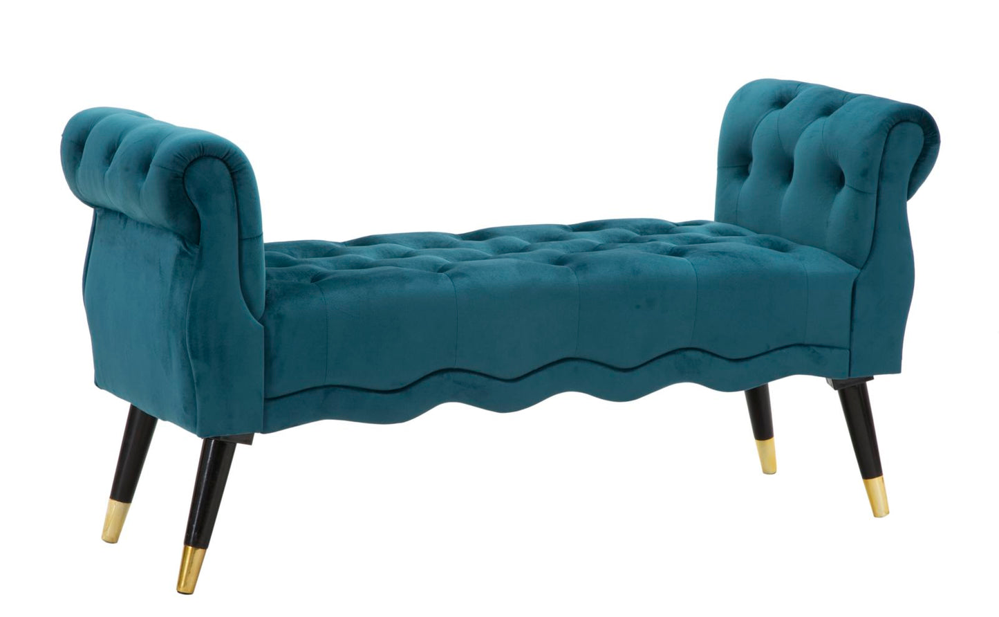 BENCH PARIS TEAL/GOLD CM 120X40X60