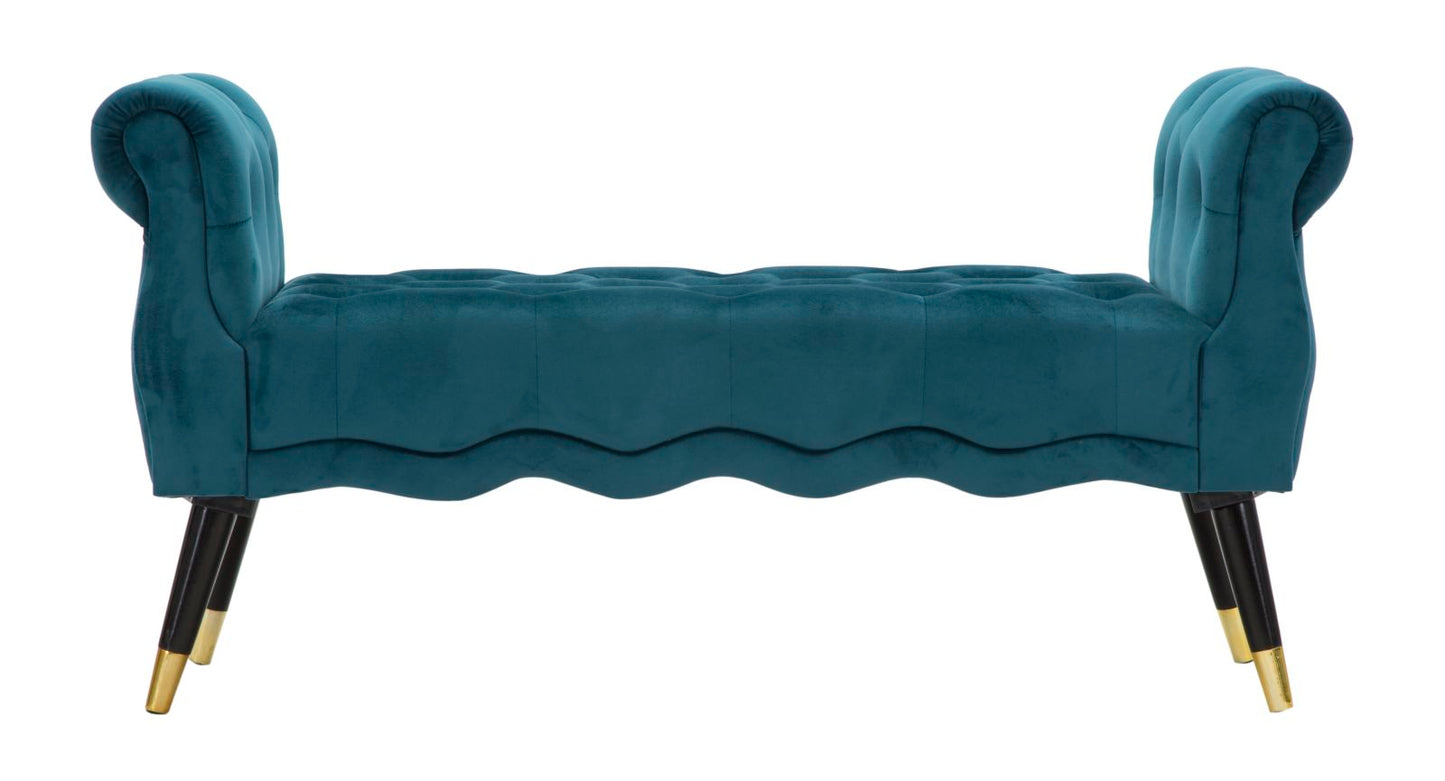 BENCH PARIS TEAL/GOLD CM 120X40X60