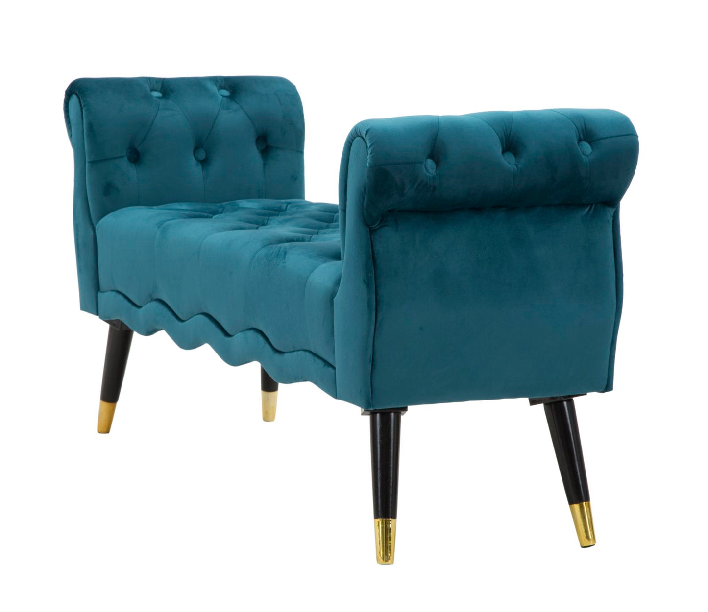 BENCH PARIS TEAL/GOLD CM 120X40X60