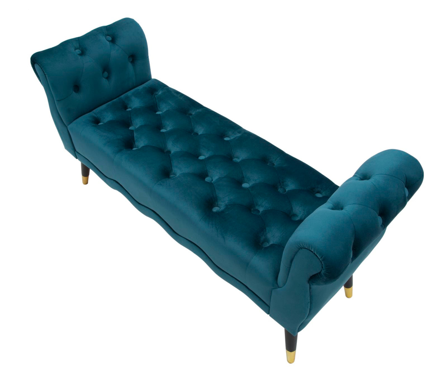 BENCH PARIS TEAL/GOLD CM 120X40X60