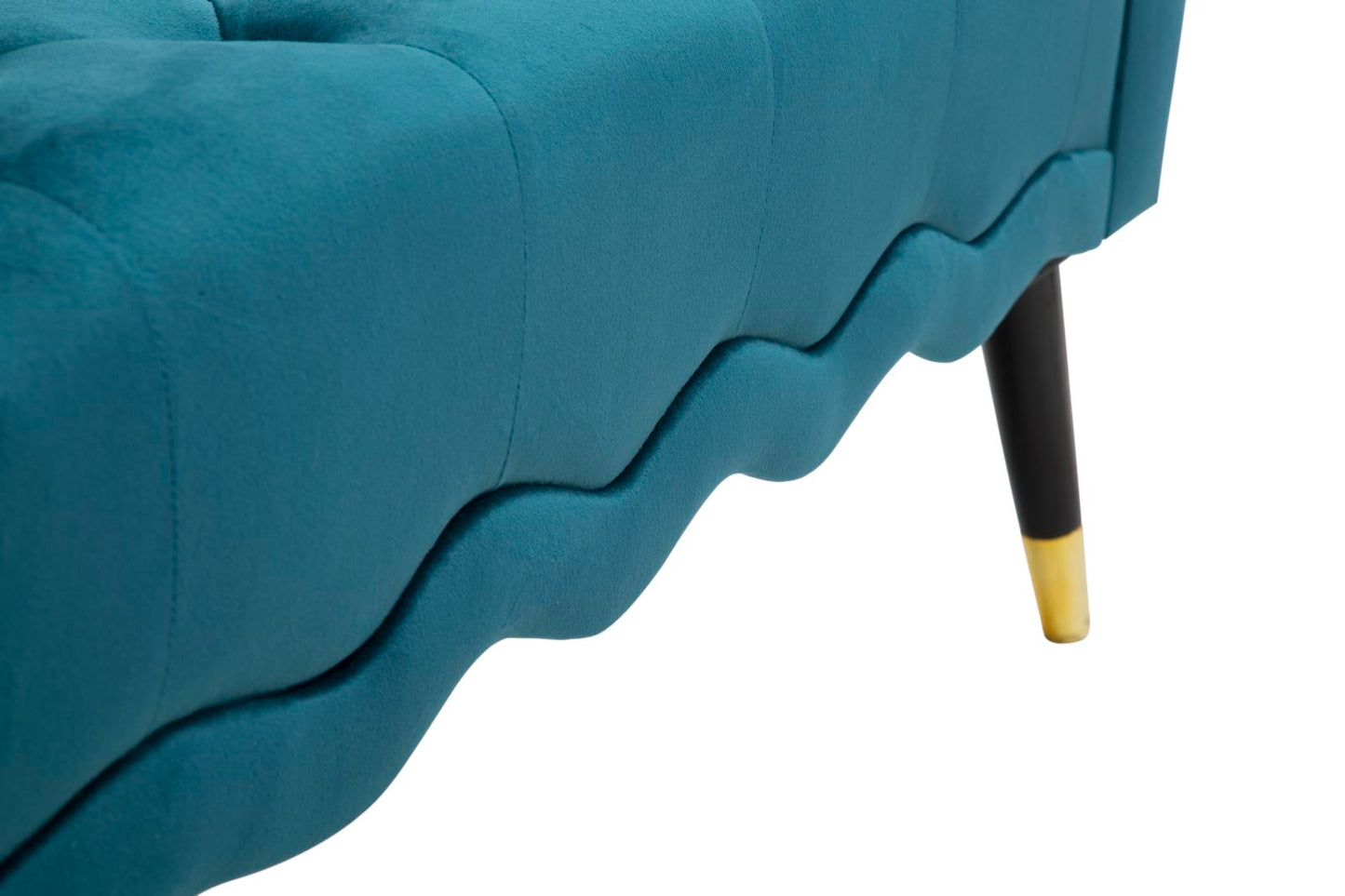 BENCH PARIS TEAL/GOLD CM 120X40X60