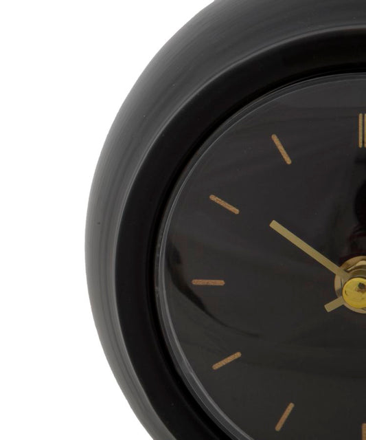 TABLE CLOCK BALL BLACK CM 16X13X19