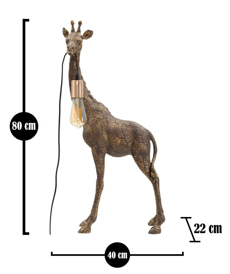 TABLE LAMP GIRAFFE CM 40X22X80