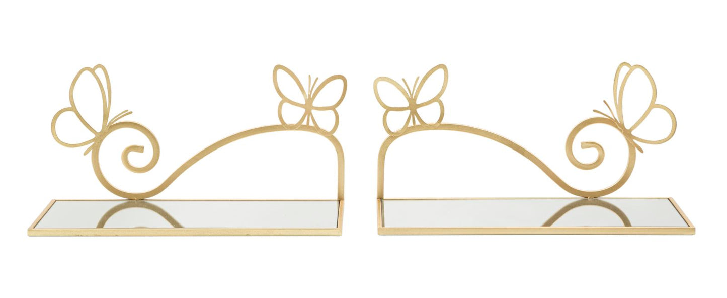 WALL BED SIDE BUTTERFLY SET 2 PCS CM 41,5X18X21