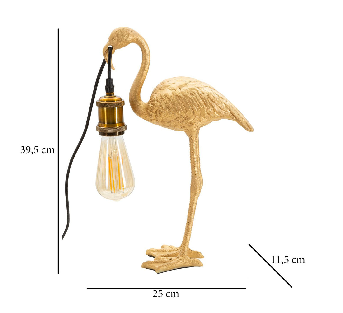 TABLE LAMP FLAMINGO CM 13X11,5X39,5