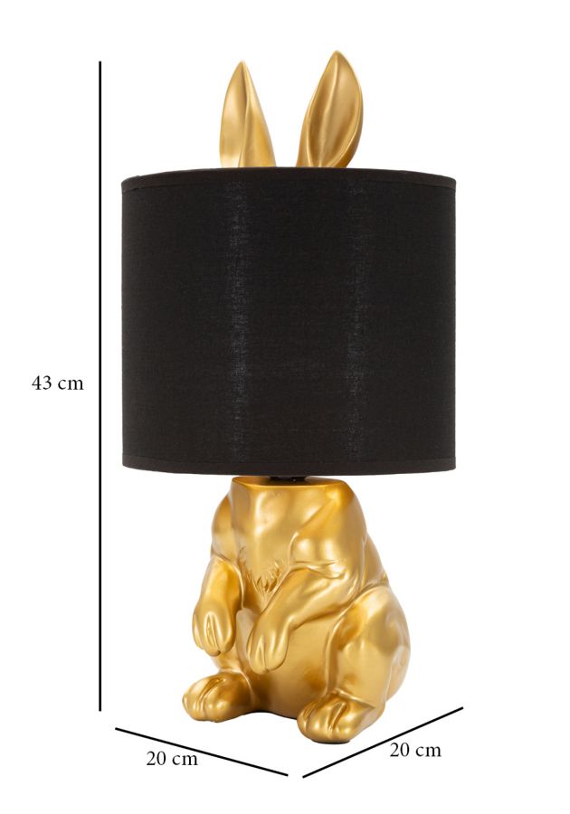 TABLE LAMP RABBIT CM Ø 20X43