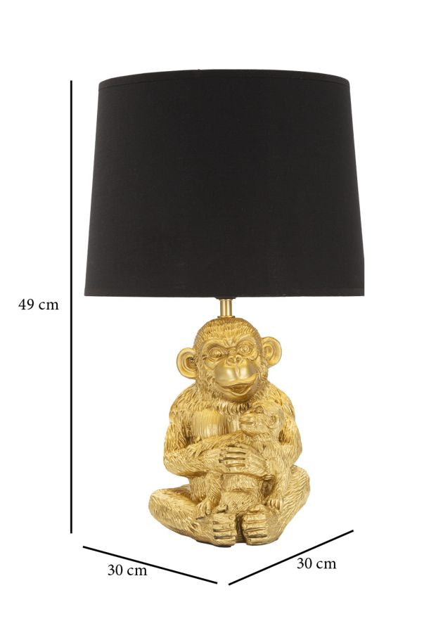 TABLE LAMP MONKEY MUM CM Ø 30X49