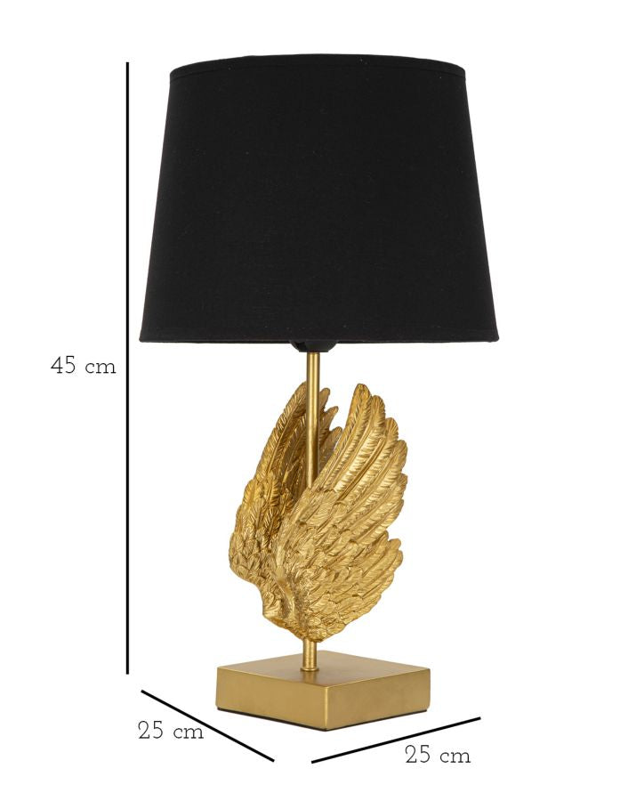 TABLE LAMP WINGS CM Ø 25X45