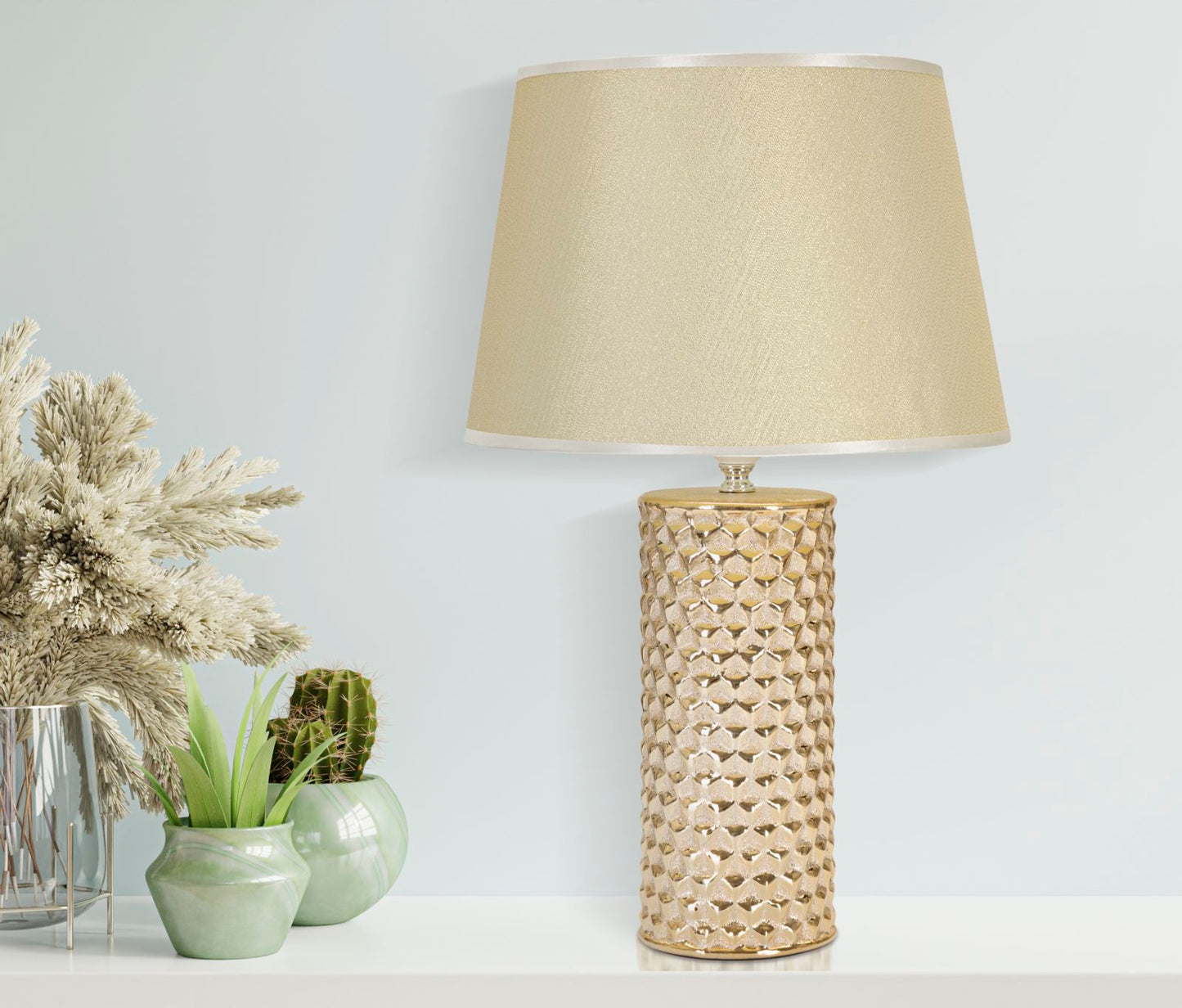 TABLE LAMP GLAM GOLD CM Ø 30X47,5