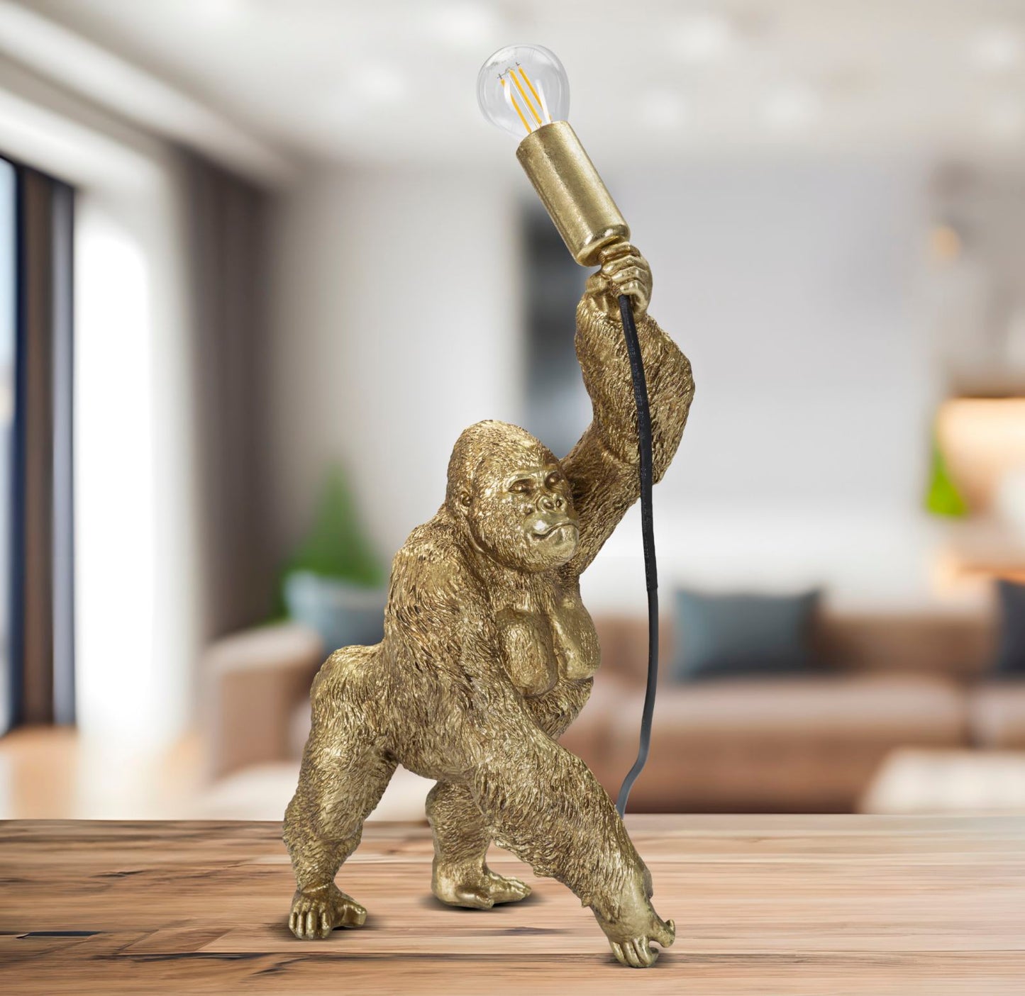 TABLE LAMP GORILLA CM 22,5X16X40