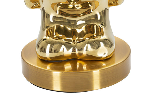 TABLE LAMP BEAR GOLD CM Ø 30X54