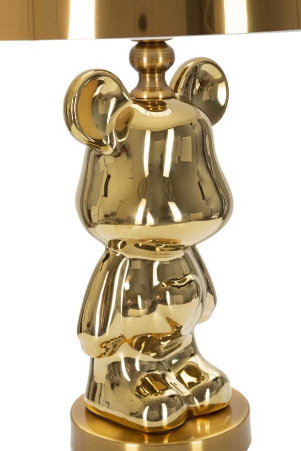 TABLE LAMP BEAR GOLD CM Ø 30X54