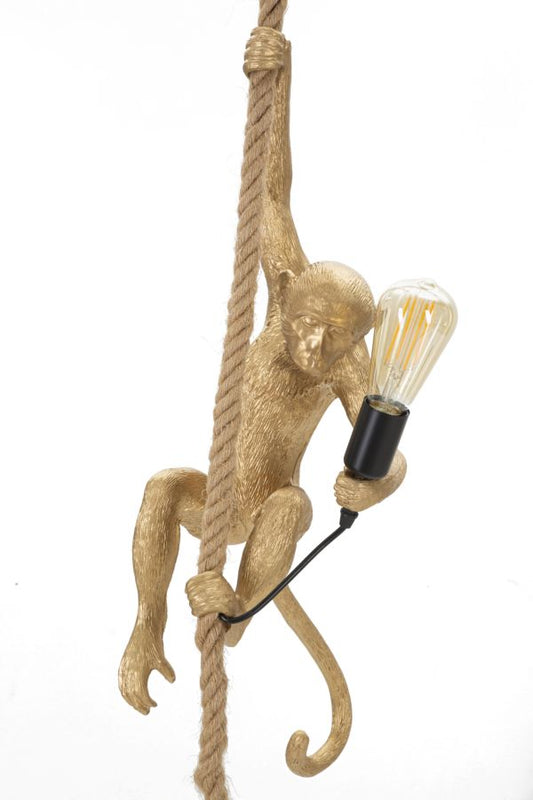 CEILING LAMP MONKEY GOLD CM Ø 27X32X60