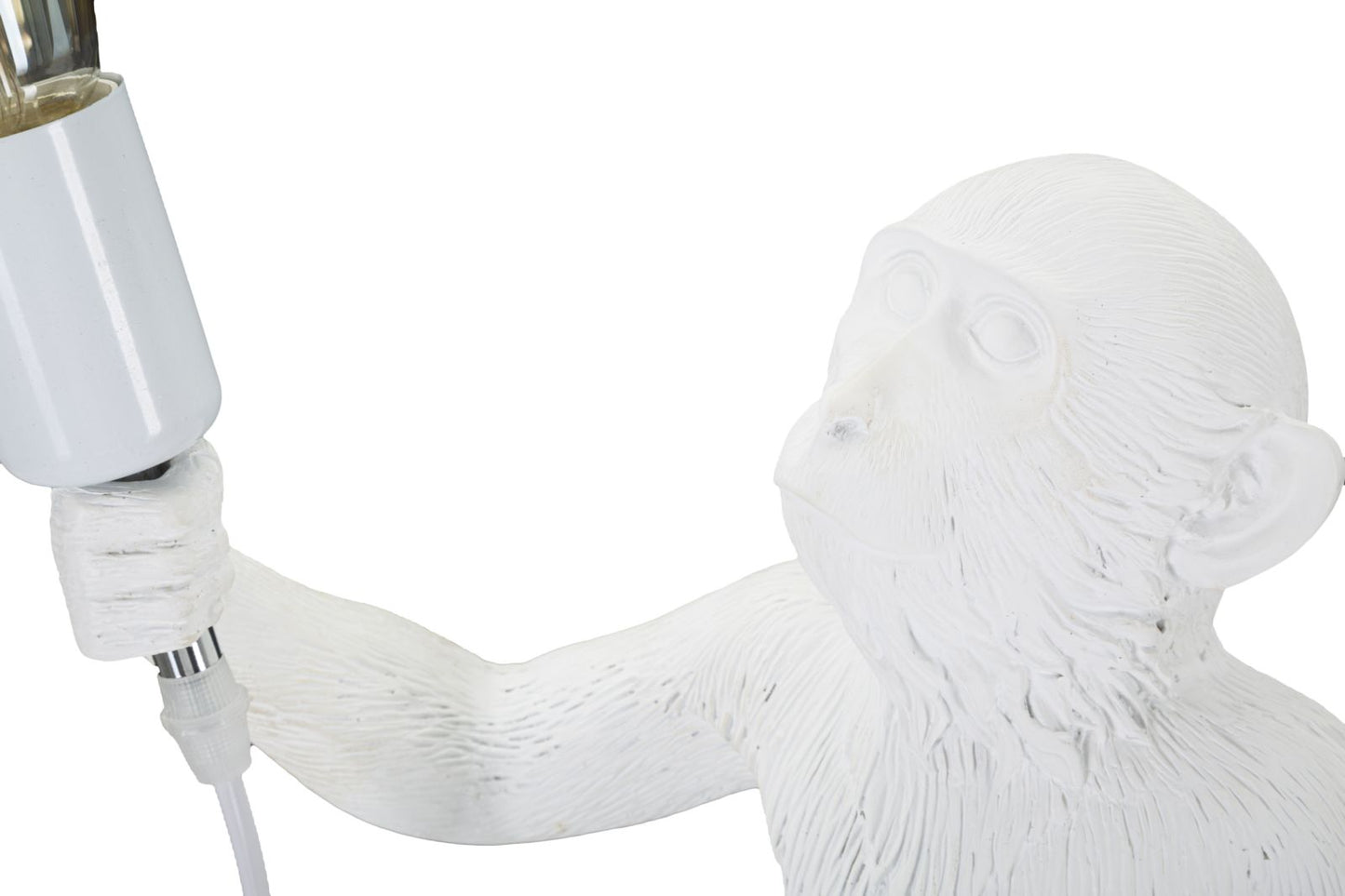 TABLE LAMP MONKEY WHITE CM Ø 26X34X55