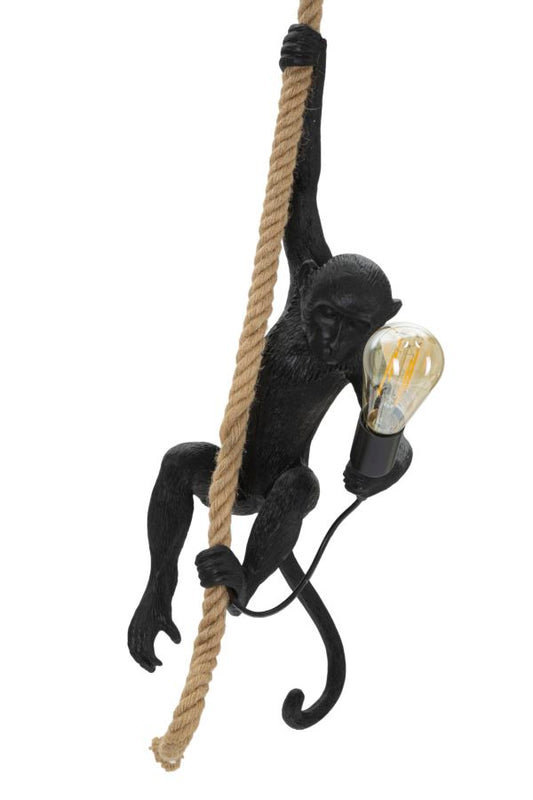 CEILING LAMP MONKEY BLACK CM Ø 27X32X60