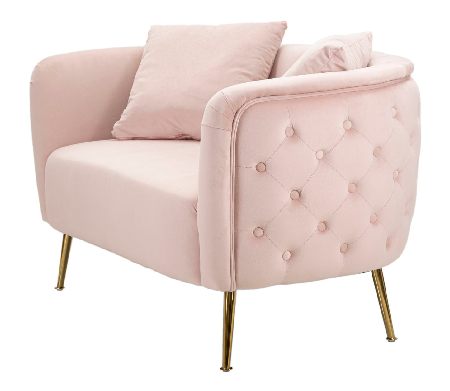 SOFA BUCAREST PINK CM 127X74X73