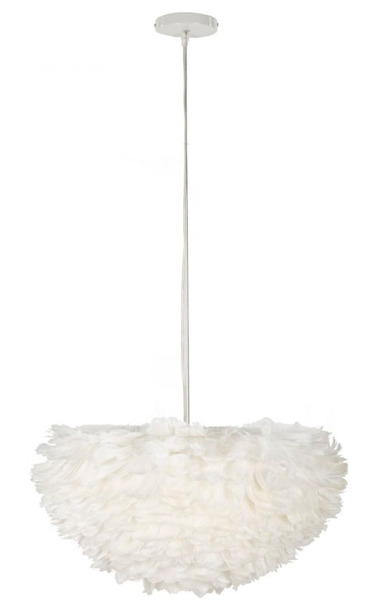 CEILING LAMP FEATHER CM Ø 60X30 (height with cable cm 110)