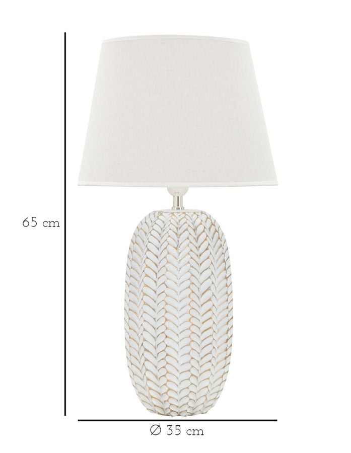 TABLE LAMP LEAF CM Ø 35X65