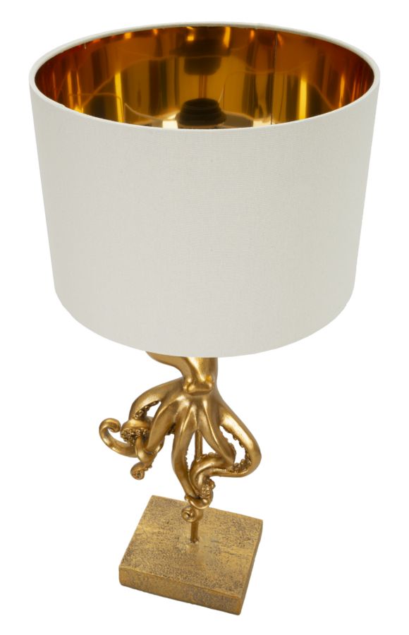 TABLE LAMP OCTOPUS GOLD CM Ø 30,5X64,5