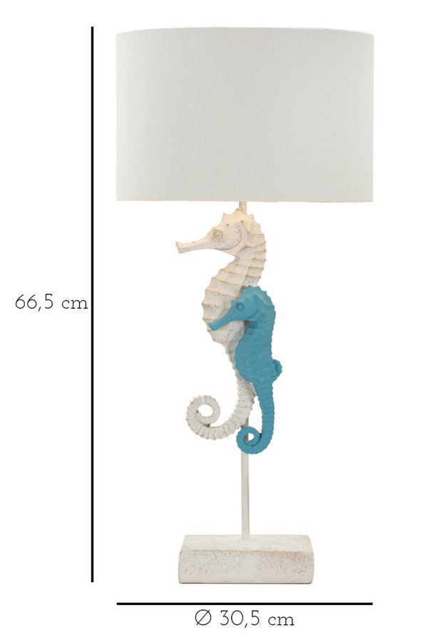 TABLE LAMP SEA HORSE CM Ø 30,5X66,5