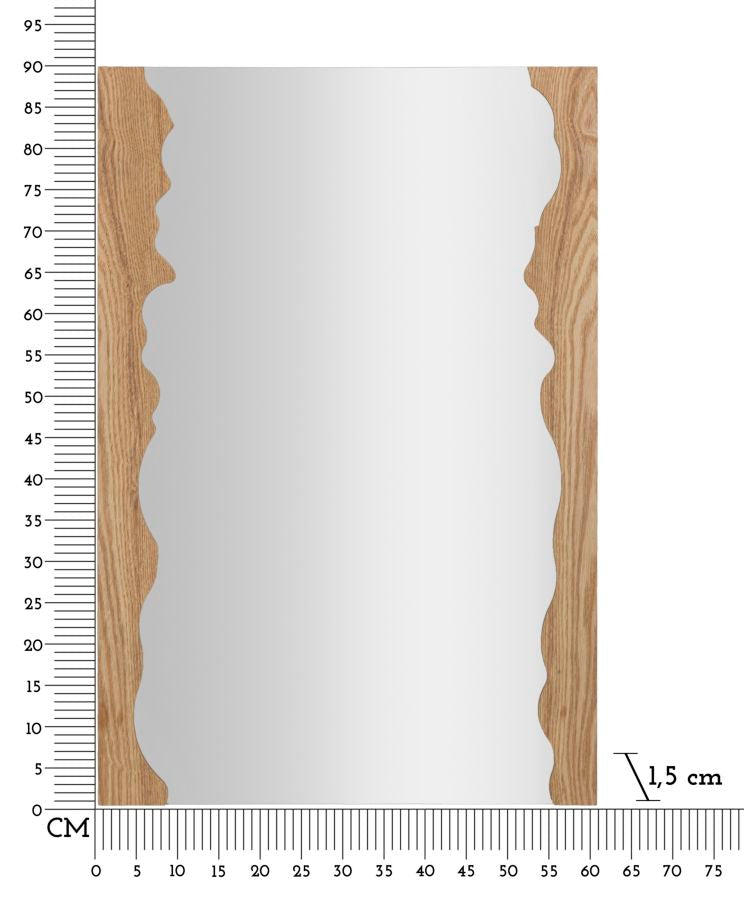 WALL MIRROR SHAPE CM 60X1,5X90