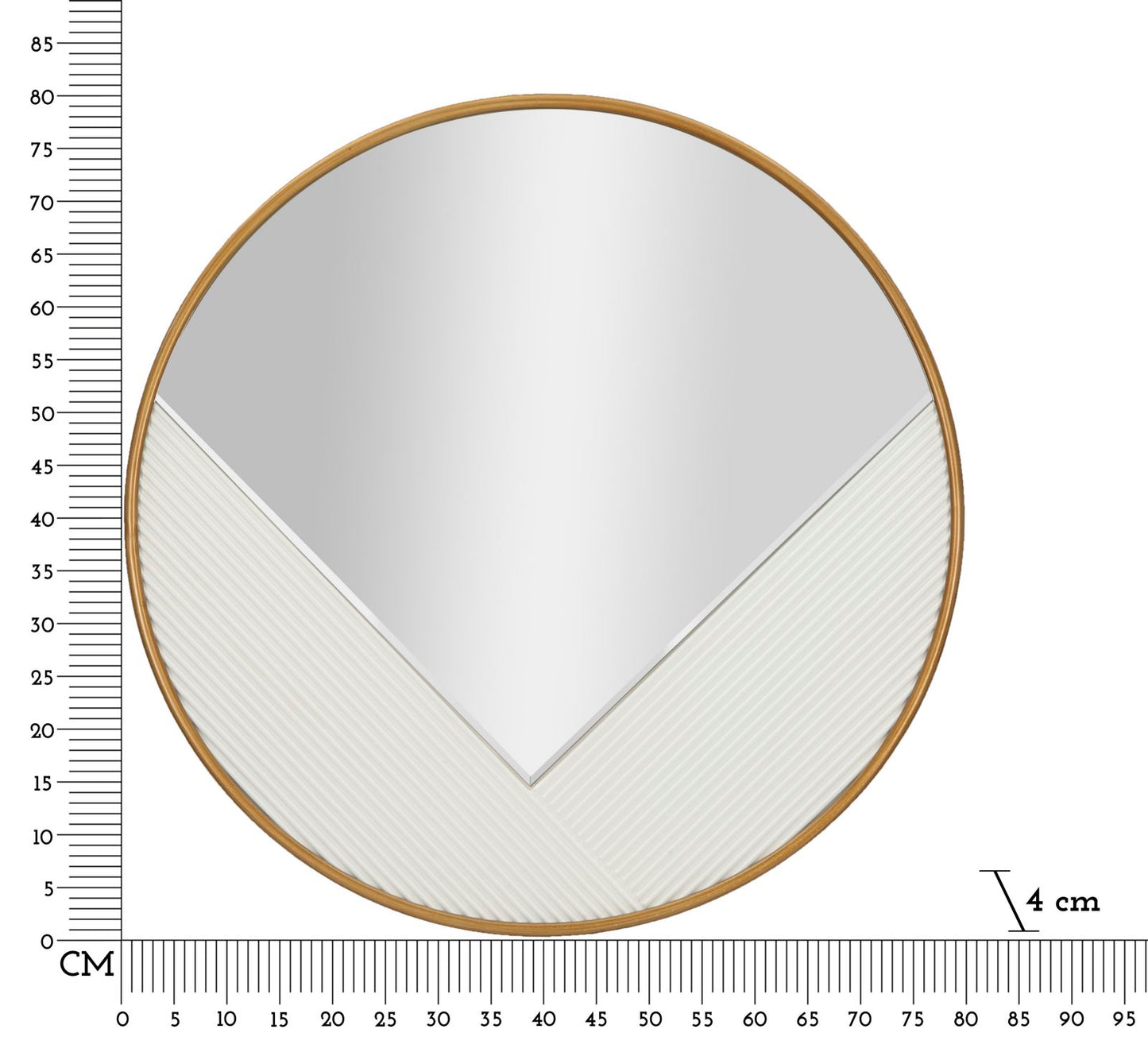 WALL MIRROR TOLOSA CM Ø 80X4