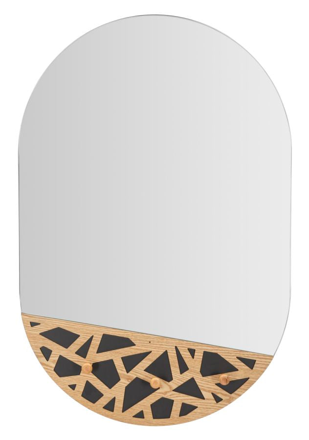 WALL MIRROR C/APP-ABITI CARV CM 60X5,3X90