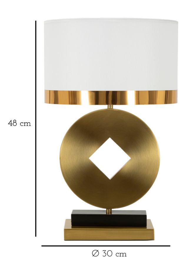 TABLE LAMP COIN Ø 30X53